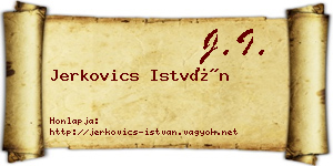 Jerkovics István névjegykártya